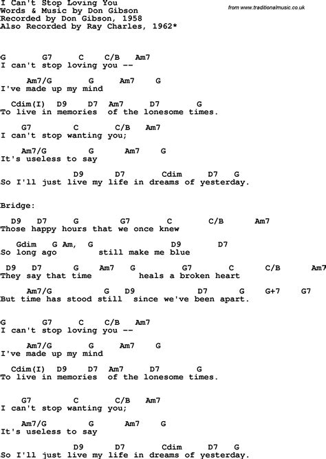 chordify login|I Can’t Stop Loving You Ray Charles Chords and Lyrics for Guitar